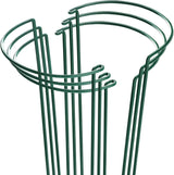 Plant Support Poles, 6-Pack Metal Peony Cages and Supports, Plant Support Cage for Garden Poles, Large Plant Support Ring for Outdoor and Indoor Use, Snake Plant, Peony, Flower Tendril (25cm W x 40cm H)
