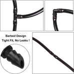 50 pieces Drip Irrigation 1/4" Tee with Barb, Barb Connectors Fit Universal 1/4 Inch Drip Hose, Irrigation Tee for Drip or Sprinkler System