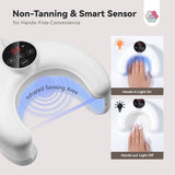 Advanced 45W UV Nail Lamp: UV Light for Gel Nails Smart Sensor Flash Cure Lamp Nail Lamp 20S Fast Curing LCD Display 3 Timers Nail Tech Must Haves LED Lamp for Professional Users - Side View