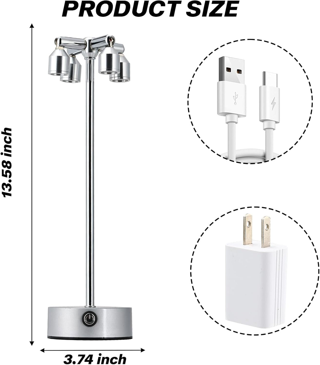 Made of high quality material and safe to use.This lamp is designed for both residential and commercial lighting projects.The metal ground spike keeps the spotlight stable and lasts longer than a plastic spike.Suitable for display cases, jewelry counters,