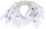 pc. LED Ghost String Light for Halloween Lights, USB Powered, Flashing Modes, Decorative Lighting for Home Parties and Events