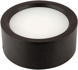 Recessed LED wall downlight with black aluminum lighting accessories and acrylic shade for ceiling lamps, professional, 6W, 4000K warm white light, IP42 waterproof, black, integrated