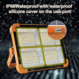 Solar Powered Outdoor Lamp - Portable - USB Rechargeable - Multifunctional - 1 Pack - Side View