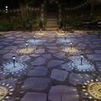 Solar Powered Outdoor Lamp - Waterproof - LED Ground Lamp - 1 Pack