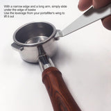 Coffee Portafilter Basket Remover Stainless Steel Powder Cup Disassembly Cleaning Pry Tool Coffee Machine Accessories