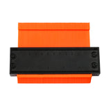 Contour irregular shape ruler contour gauge copy ruler with lock woodworking measurement shape ruler arc ruler, 5 inch - 45-Degree Angle