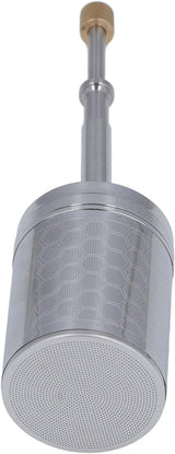 Coffee and Tea Maker, Stainless Steel Plunger Coffee Egg Maker, Spring-Driven Strainer Reusable Coffee Brewing Plunger Filter