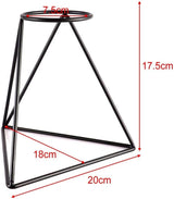 Organize your coffee supplies efficiently with this sturdy coffee filter holder (C) - Side View