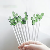 3 PCS Swizzle Sticks Eco-Friendly Cocktail Accessories Drink Stirrers Drink Stirrers Cocktail Mixing Spoons - Side View