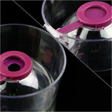 Dough Dispenser - For Filling and Decorating - Pancakes and Donuts - With Measuring Cup - Side View