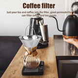 Coffee Strainer - Fine Mesh 100 Mesh Filter - Suitable for 8-12 Cups - Easy to Clean - Side View