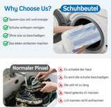 Shoe Wash Bag - Set of 2 - With Zipper - 360 Degree Cleaning - For Sneakers and Sports Shoes