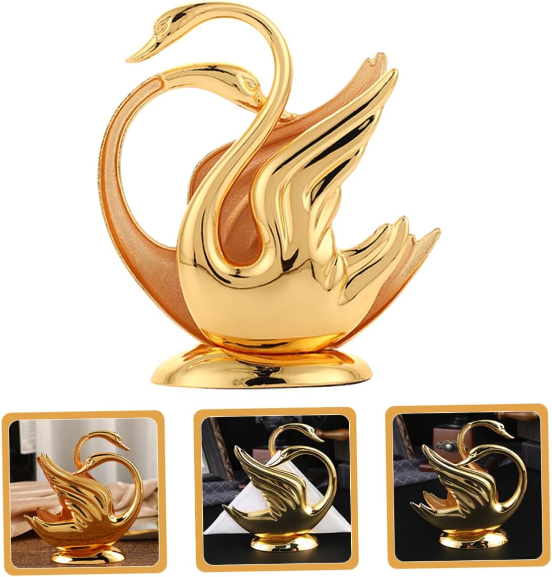 Napkin Holder in Vintage Metal Design for Kitchen Tableware