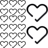 Glass Charm - Glass Accessories 20 Pieces - Accessories Heart Shaped Acrylic Decorations For Women Men Drinks Parties