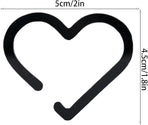 Glass Charm - Glass Accessories 20 Pieces - Accessories Heart Shaped Acrylic Decorations For Women Men Drinks Parties