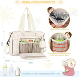 Baby Storage Bag - With Changing Mat - Multiple Storage Compartments - Suitable for Daily Use