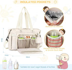 Baby Storage Bag - With Changing Mat - Multiple Storage Compartments - Suitable for Daily Use