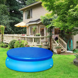 Pool Cover - Round Pool Cover - Round Pool Cover Dust Cover - Suitable for Round Inflatable Pools for Home Use - 10 ft
