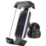 Phone Holder - Bicycle Phone Holder - Motorcycle Phone Holder - Electric Scooter/Electric Bike Handlebar Phone Holder - Suitable for 4.7-7 Inch Bike Accessories - Black