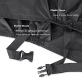 Bicycle cover - Waterproof bicycle cover - Dust, rain and UV protection - Suitable for 2 bicycles - Suitable for mountain bikes/racing bikes - Side View