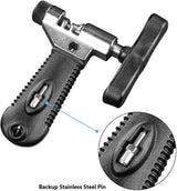 Bicycle chain tools - Chain repair tools - Bicycle chain separator - Cutter - Breaker - For 7, 8, 9 and 10-speed road bikes and mountain bikes - Side View