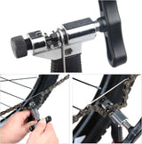 Bicycle chain tools - Chain repair tools - Bicycle chain separator - Cutter - Breaker - For 7, 8, 9 and 10-speed road bikes and mountain bikes - Top-Down View