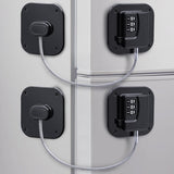 Child Lock Window Locks Refrigerator Locks - Suitable for Baby Safety - High Quality Child-Proof Refrigerator Locks - Strong Self-Adhesive No Drilling Required Window Drawer Cabinet - Pack of 2