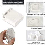 Coffee Filter Bags - with Hanging Loop - Portable Paper Coffee Filters for Most Cups - Travel, Camping, Home, Office - Pack of 100 - Top-Down View