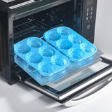 Cavity Flower Shaped Silicone Molds - Non-Stick Silicone, Jumbo Roses, Suitable for Candy, Chocolate, Jelly, Ice Cubes and Roses - Set of 3 - Side View