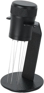 Coffee Mixer - Fabric Mixer with Holder - 6-Pin Coffee Stirrer - Removable and Washable Mixer - Black