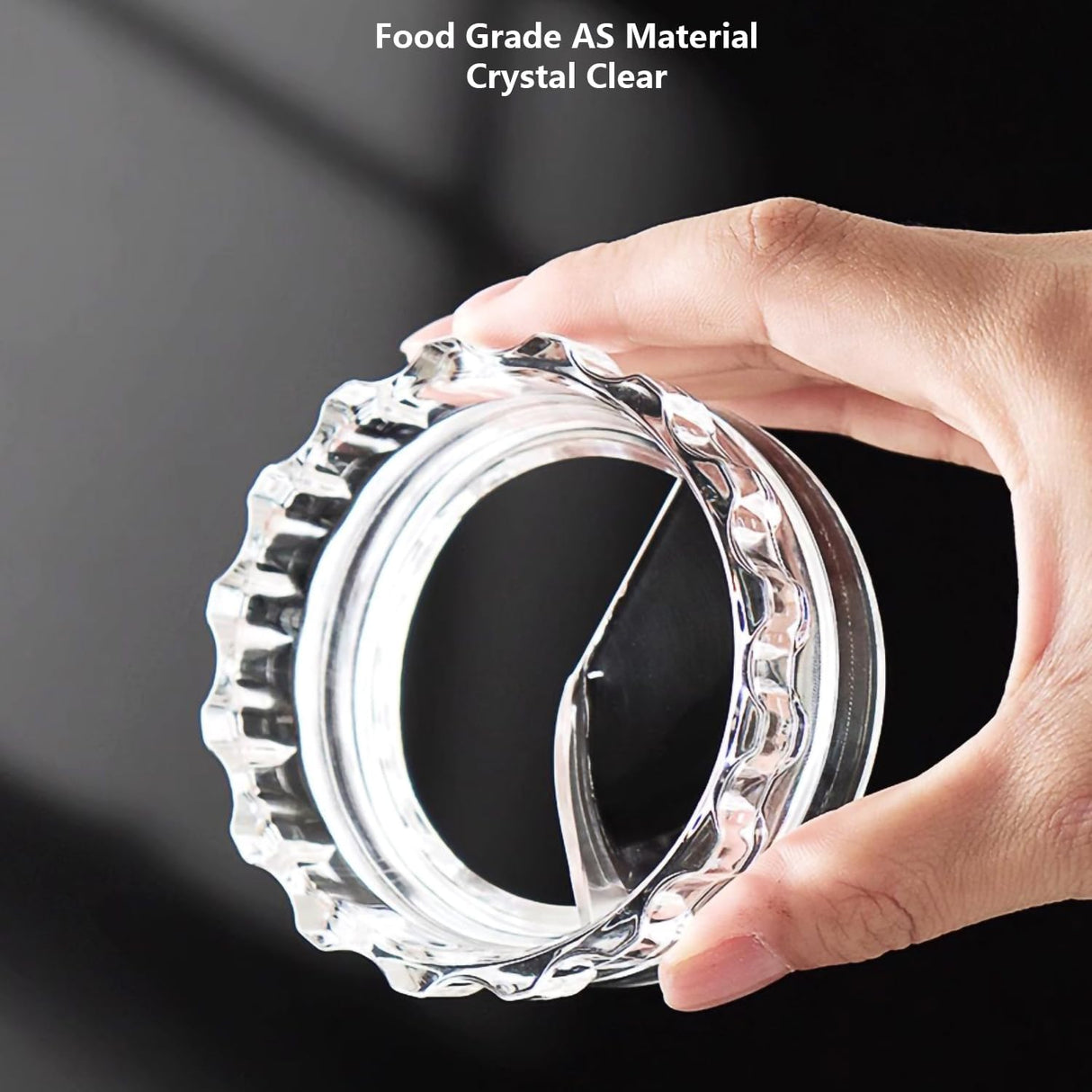 Moka Pot Dosing Ring and Coffee Dispenser - 2-in-1 Dosing Ring - Fast Dosing and Compaction (Large Size 8.4*8.4*3.9cm)