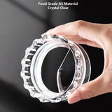 Moka Pot Dosing Ring and Coffee Dispenser - 2-in-1 Dosing Ring - Fast Dosing and Compaction (Large Size 8.4*8.4*3.9cm) - Front View