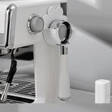 Coffee filter holder - Suitable for 51 mm, 54 mm and 58 mm - Black housing - Front View