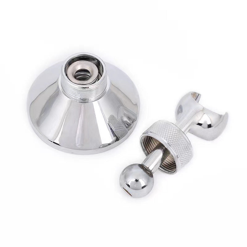 Shower Head Bracket - Adjustable Bracket - Bathroom Chrome Wall Mount - 22mm