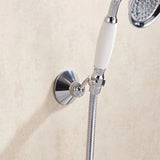 Shower Head Bracket - Adjustable Bracket - Bathroom Chrome Wall Mount - 22mm