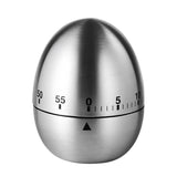 Egg Timer - Kitchen Timer - Analogue Kitchen Timer - Mechanical Kitchen Timer - Timer - Egg - Stainless Steel