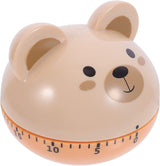 Egg Timer - Timer - Cartoon Bear Kitchen Reminder Timer - Mechanical Timer Kitchen Food Timer - Kitchen Countdown Timer - Digital Kitchen Timer - Working Cooking Utensils - Metal Interior Modeling - 1 Piece - Side View