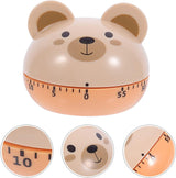 Egg Timer - Timer - Cartoon Bear Kitchen Reminder Timer - Mechanical Timer Kitchen Food Timer - Kitchen Countdown Timer - Digital Kitchen Timer - Working Cooking Utensils - Metal Interior Modeling - 1 Piece - Top-Down View