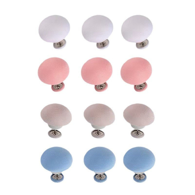 Duvet Clips - Duvet Clips - New Mushroom Duvet Fasteners - Needleless Sheets - Duvet Fastening Tool - 12 Pieces