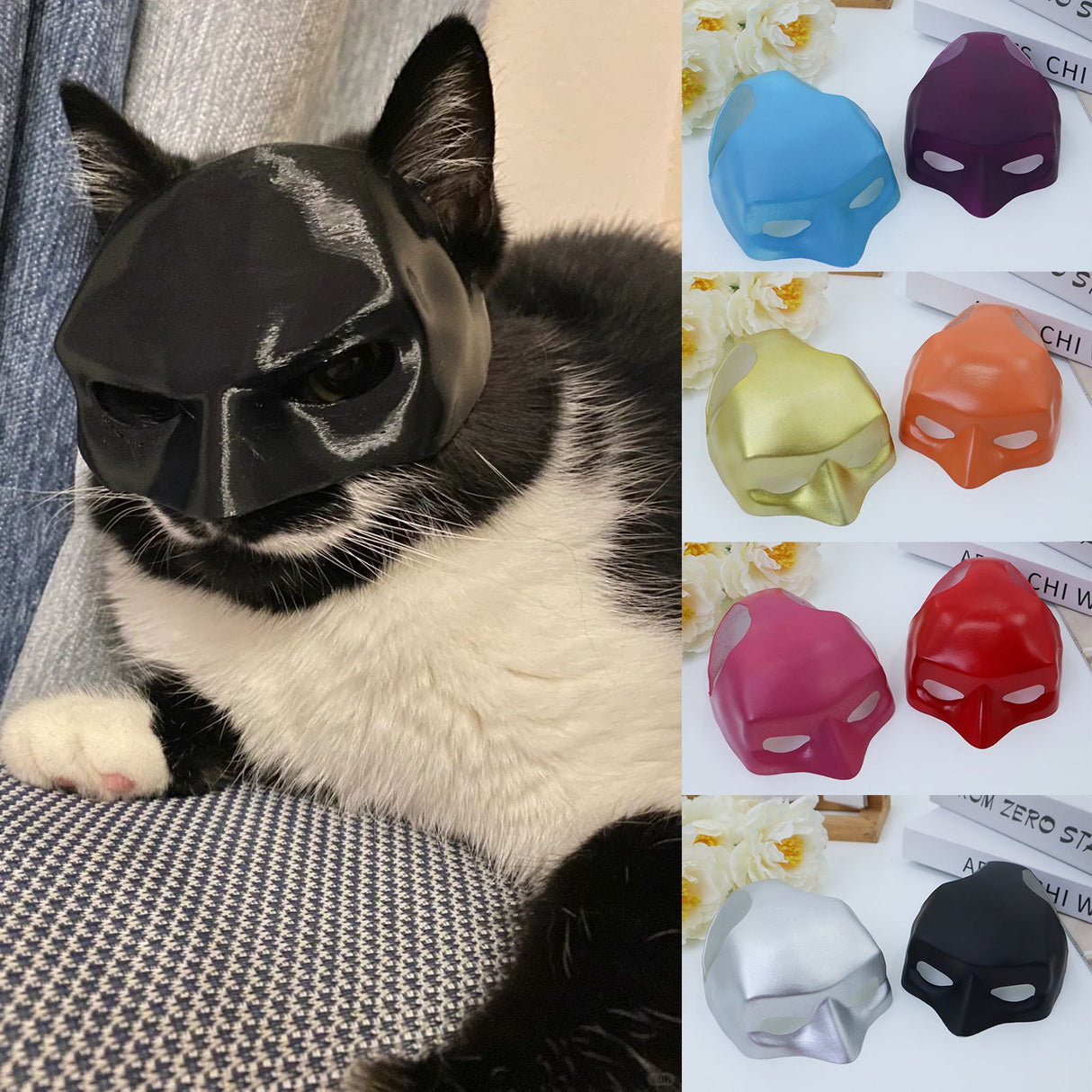 Cat Mask - Bat Cat Avengers Mask - Pet Supplies - Black