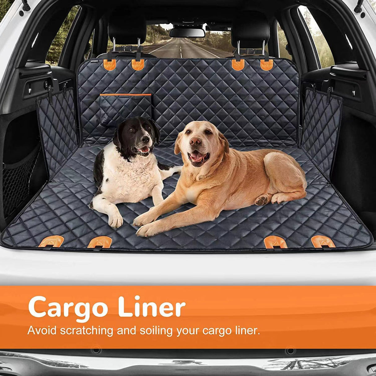 Dog Blanket Car Back Seat - Dog Car Seat Cover - Suitable for Waterproof, Scratch-Resistant and Non-Slip Pet Protective Mats - Car Accessories
