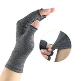 Rheumatism Gloves - Compression Gloves - Unisex - Osteoarthritis - Rheumatism - Arthritis - Repetitive Strain Injury- Carpal Tunnel Syndrome-M - Gray