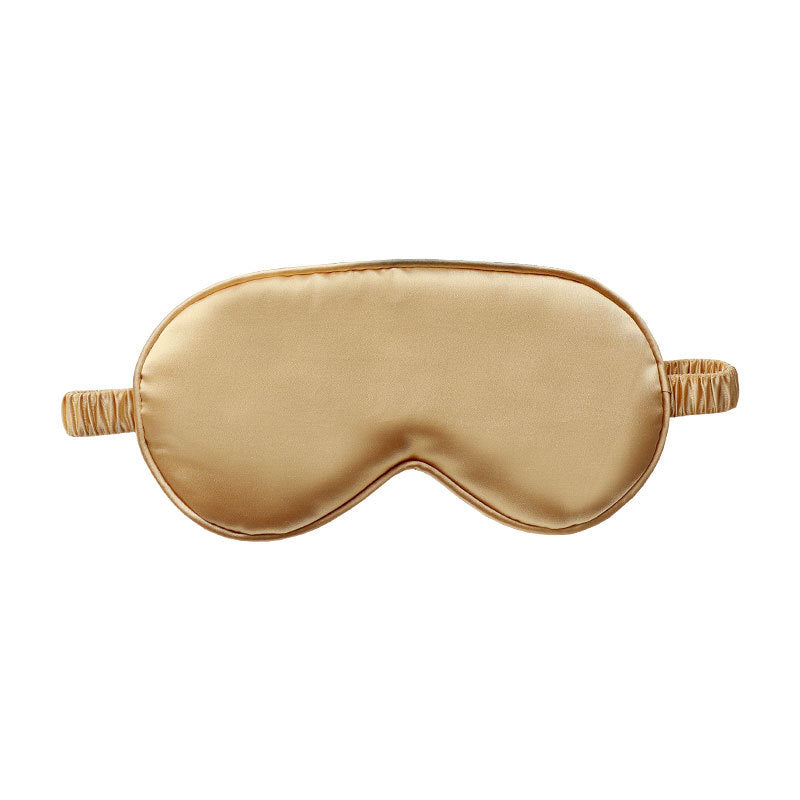 Sleep Mask - Rayon Sleep Mask Set with Headband and Storage Bag - Comfortable Sleep Mask - Perfect for Relaxation and Travel - Fashionable Sleep Mask - Unisex - Gold