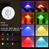 LED Cabinet Light - Rechargeable Bar Lamp with Dimmer and Remote Control - 500mAh USB Dimmable Recessed Light - Suitable for Kitchen, Bedroom, etc.