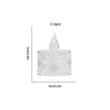 LED Candles - Candle Lighting - LED Electronic Candles - Clear Crystal - Proposal Decorative Lighting - Birthday Gift Acrylic Candle Lighting