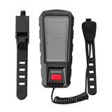 Bicycle Light - Bicycle Front Light - Rechargeable - Solar Powered with High Durability, Dual Lights Ultra-Bright with Horn Function, USB Rechargeable - Top-Down View
