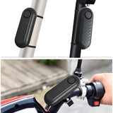 Bicycle Alarm - Bicycle Alarm with Remote Control - 110dB Anti-Theft Alarm with Vibration Sensor and Remote Control - Wireless, Rechargeable and Waterproof - Security System for Home and Outdoors - Front View