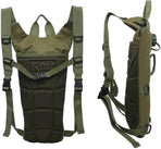 3L Hydration Backpack with Food Grade Water Bladder, Lightweight Running and Hiking Pack for Cycling, Camping and Outdoor Use, Khaki