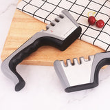 4-in-1 Knife Sharpener - Professional with Scissor Sharpener - 4-Position Pull-Through Sharpener for Kitchen Knives - Front View