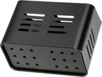 Set of 2 Cutlery Holders - Black & Silver - 430 Stainless Steel Cutlery Basket - Countertop Drainer - Modern & Rustproof